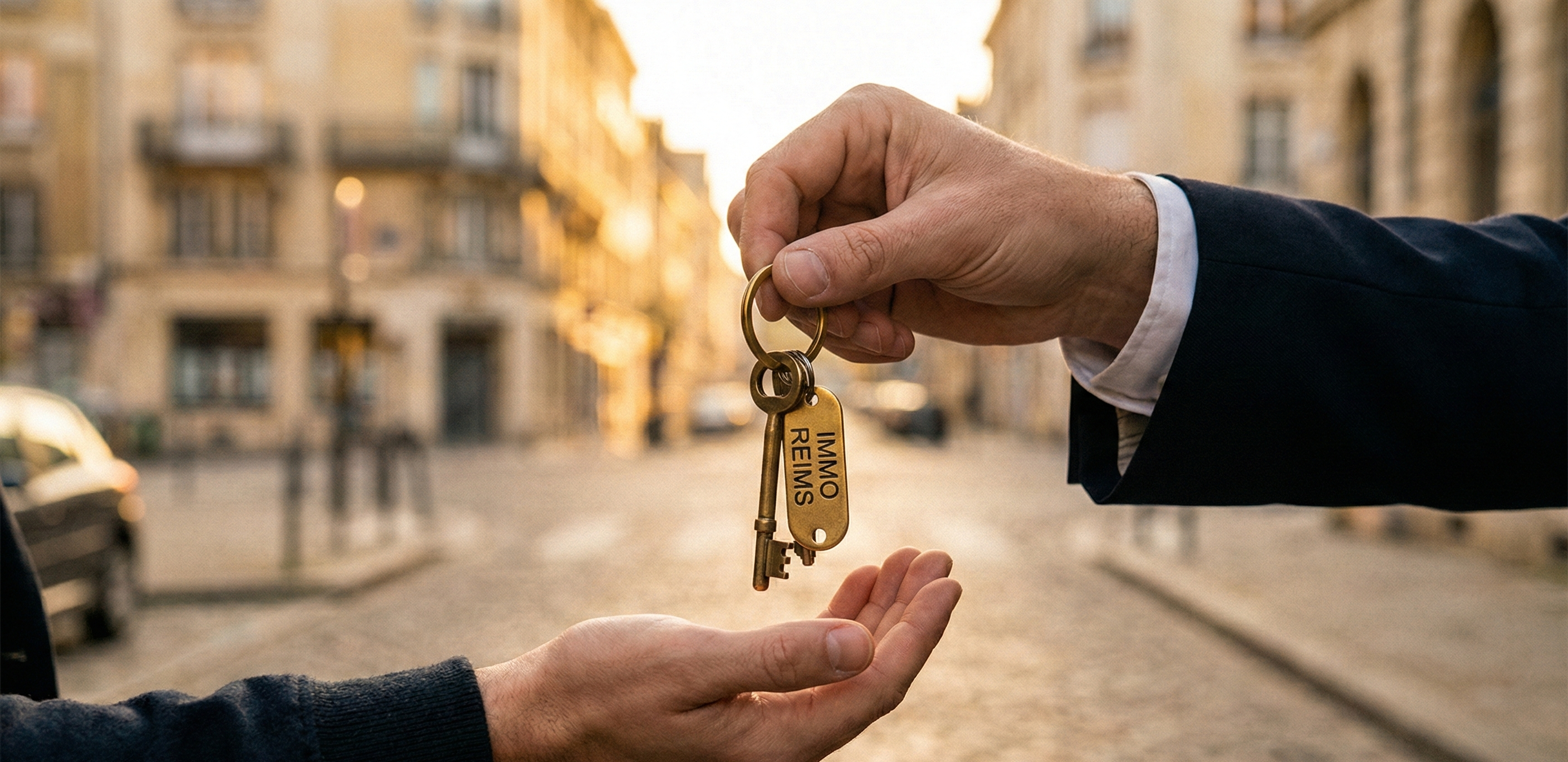 Remise de clés agence immobilière